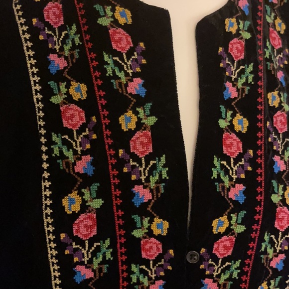 Free People Velvet Embroidered Sheath Dress - Picture 5 of 11